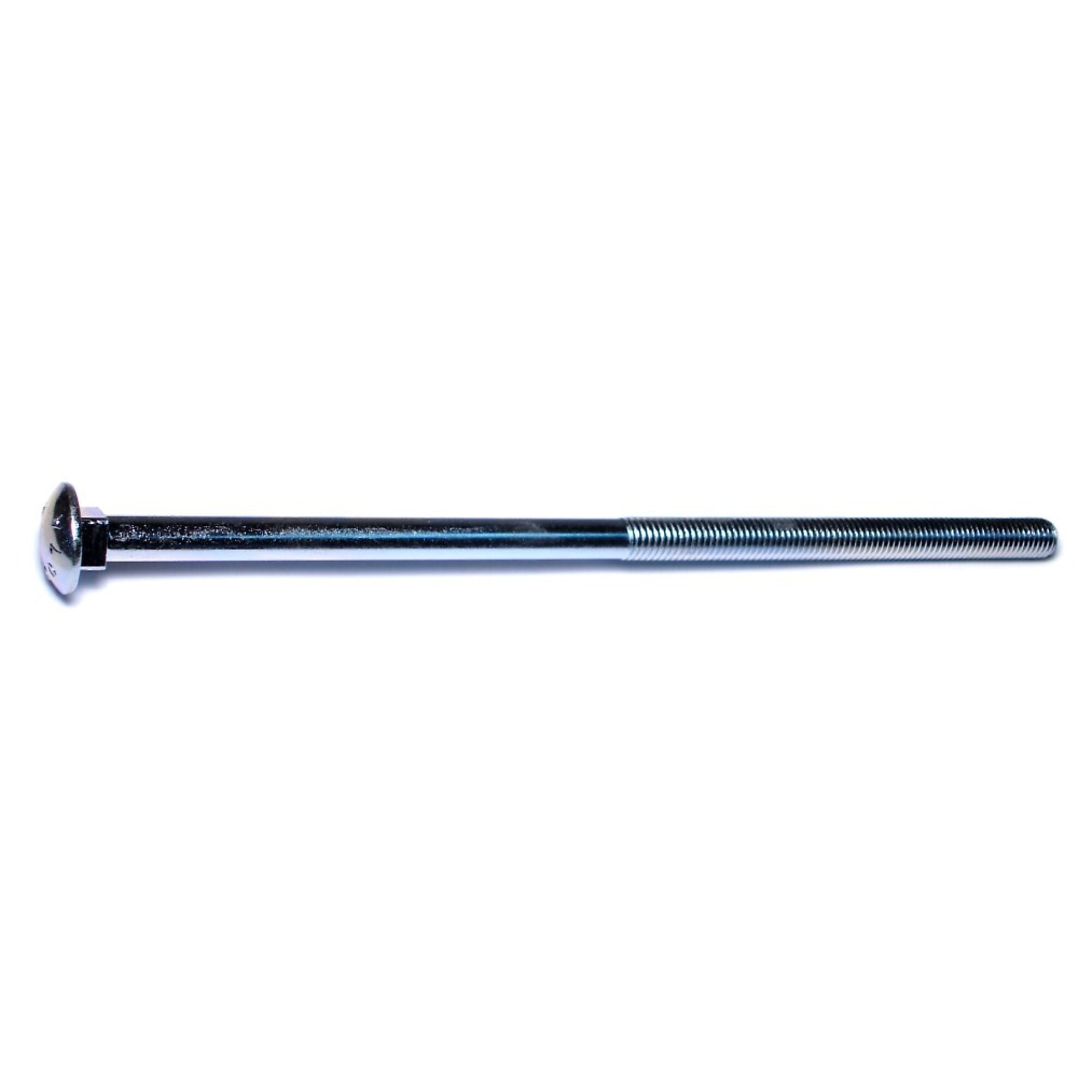 Midwest Fastener Carriage Bolts - 1/2in.-13 x 12in., Zinc Plated Grade 2/A307 Steel, 25 Pcs, Model# 01158